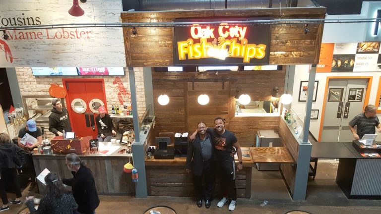 Oak City Fish & Chips father and son