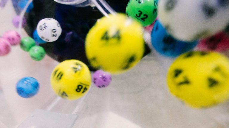 good luck in entrepreneurship numbered balls rolling in a lottery bingo machine