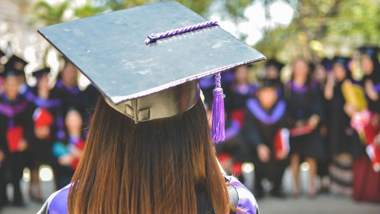 College student graduation